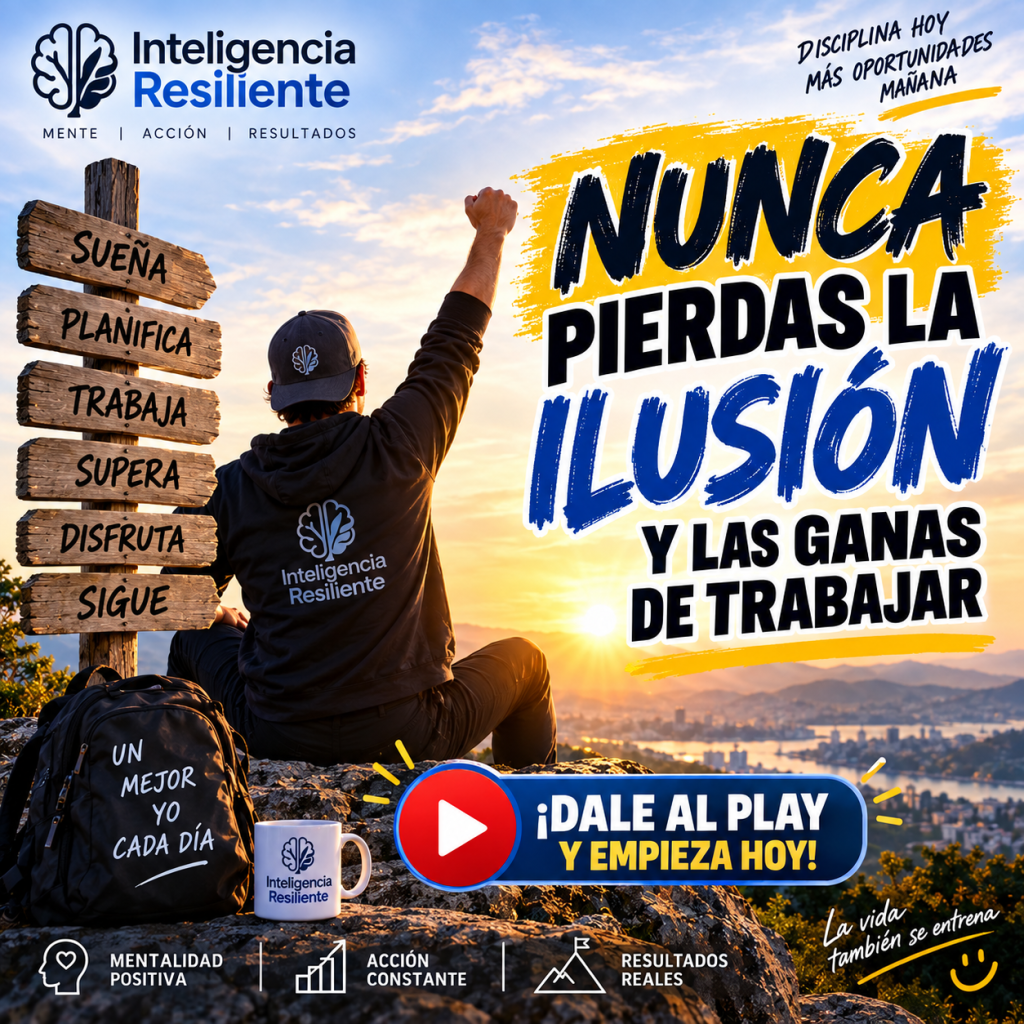 Nunca pierdas la ilusión y las ganas de trabajar – Inteligencia Resiliente